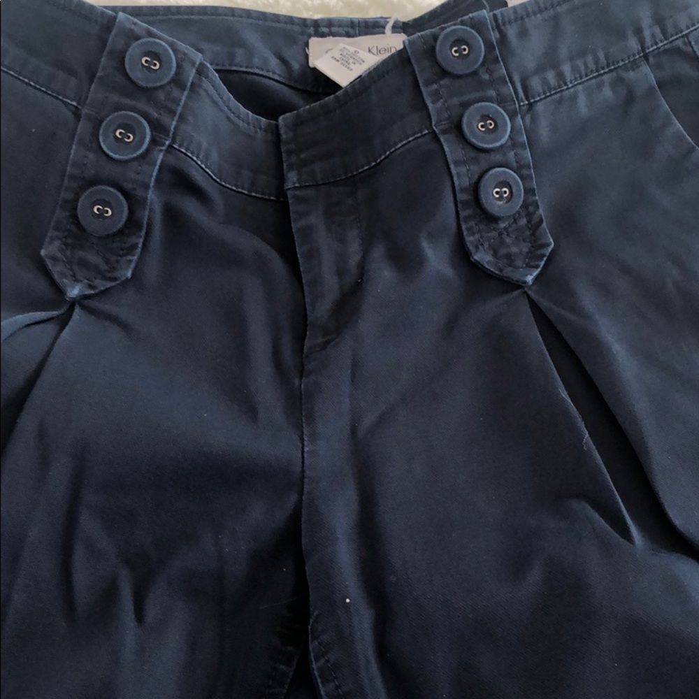 Calvin Klein navy blue pant - Picture 3 of 4